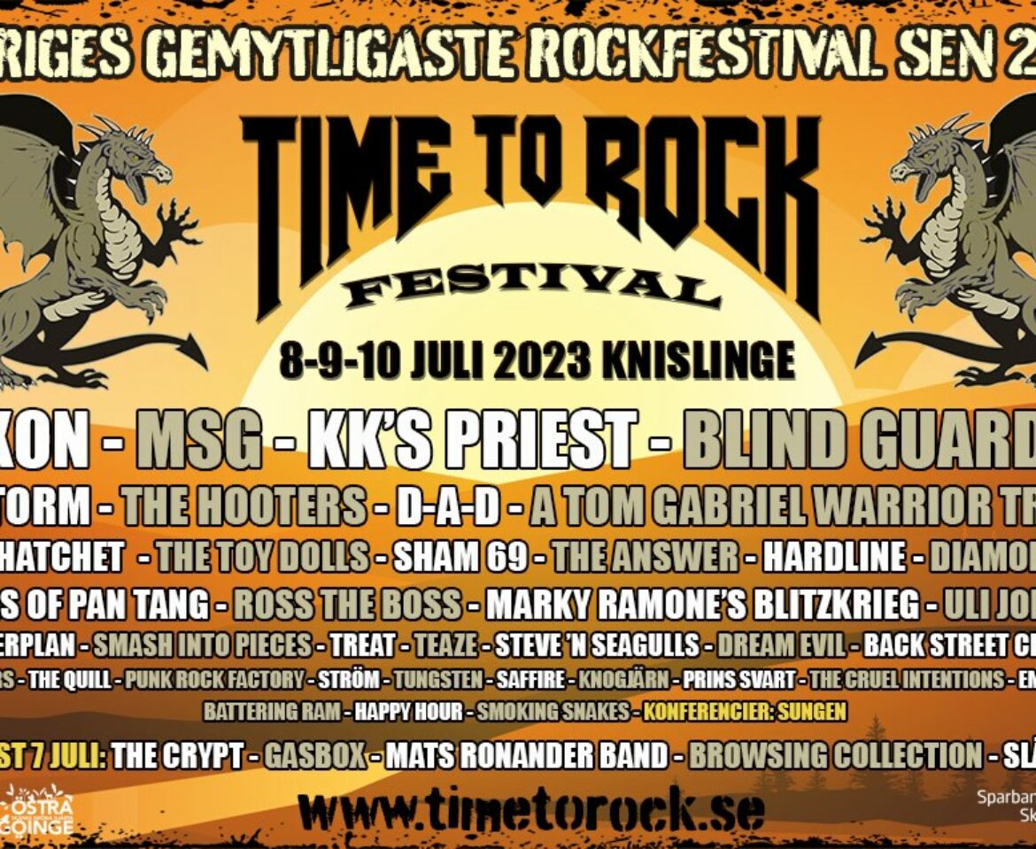 Time To Rock Festival närmar sig….